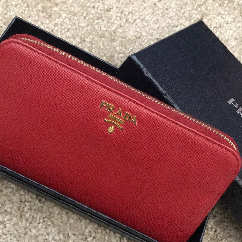 Prada Saffiano Leather Wallet